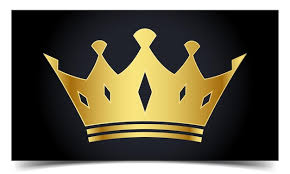Gold Royal King Crown Icon Logo Template