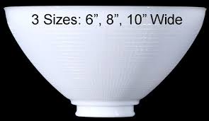 White Glass Reflector Bowl Torchiere