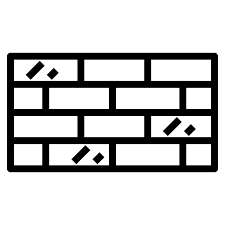 Wall Free Construction And Tools Icons