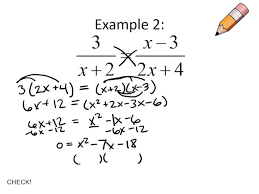 Solving Rational Expressions Using