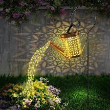 Solar Watering Can Light Hanging