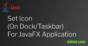 Dock Taskbar For Javafx