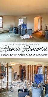Ranch Style House Interior Is Gutted