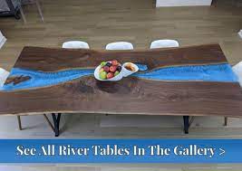 Custom Live Edge River Tables