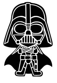 Darth Vader Star Wars Stencil Star