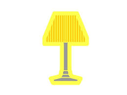 Free Vectors Yellow Room Light Icon