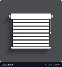 Louvers Sign Icon Window Blinds Or