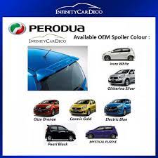 Perodua Myvi Icon Oem Spoiler With