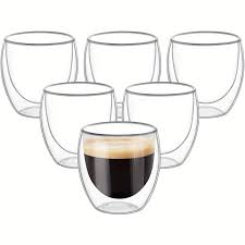 Double Wall Glass Cups Insulated
