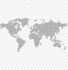 Dotted World Map Icon Png Transpa