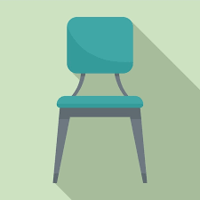 Leather Outdoor Chair Vector Icon