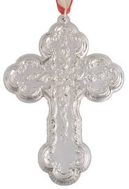 Wallace Silver Grande Baroque Cross