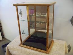 Wood Glass Display Case For