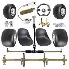 Full Set Diy Go Kart 32 Rear Axle 5