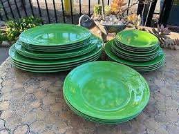 Plastic Melamine Dinnerware Plate Set