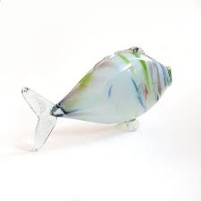 Large Murano Glass Fish 1950s For