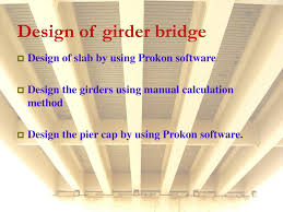 ppt design of concrete girder bridge