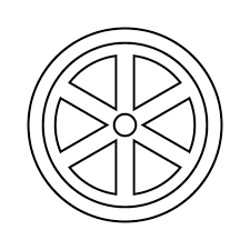 Premium Vector Wheel Icon