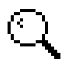 Transpa Magnifying Glass Line Icon
