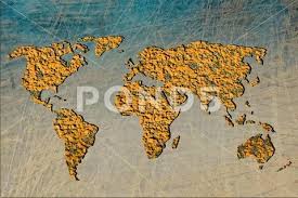Map With Wall Background Clip Art