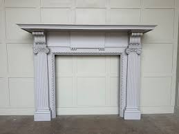 Edwardian Painted Living Room Fire Surround