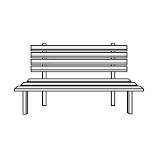 Park Bench Icon Stock Vector By