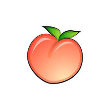 Premium Vector Peach Fruit Vector Icon