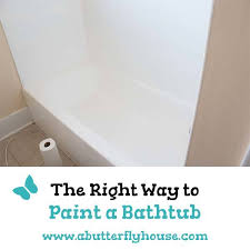 How To Refinish A Bathtub A Erfly