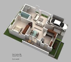Duplex Floor Plans 3d House Plans