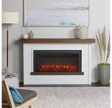 Real Flame Bernice Electric Landscape Fireplace White