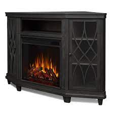 Real Flame Lynette Corner Fireplace Tv Stand Gray
