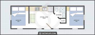 Gorgeous Two Bedroom Tiny House Designs