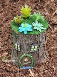 Fairy Garden Tree Stump My
