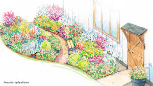 Cut Flower Garden Plan With Colorful