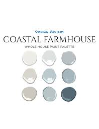 Coastal Farmhouse Paint Palette Sherwin
