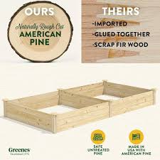 Greenes Fence 4 Ft X 8 Ft X 10 5 In Original Pine Raised Garden Bed