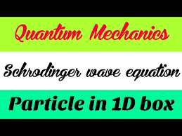 A Particle In A One Dimensional Box