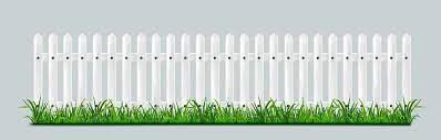 Picket Fence Ilrations Stock