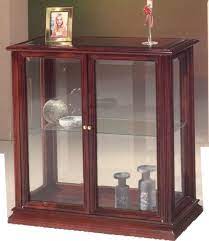 Small Cabinet In Wood And Glass