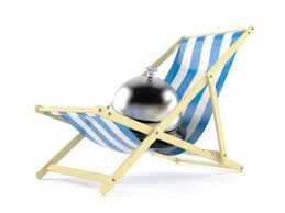 Hotel Bell On Deck Chair Graphic