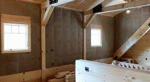 Interior Wall Coverings Log Home Under