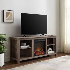 Mission Electric Fireplace Tv Stand