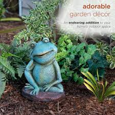 Thinking Frog Garden Statue Decoration