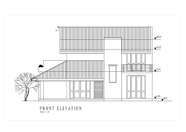 Modern House Plan Roof Type 3d Images