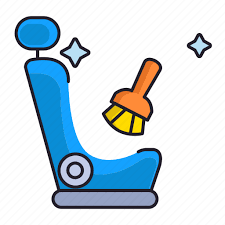 Car Cleaning Seat Icon On