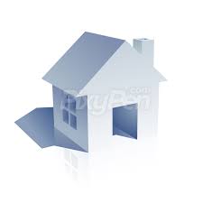 3d Small Home Clipart And Icon Design