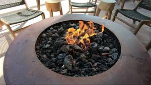Contemporary Patio Fire Pit With Chairs