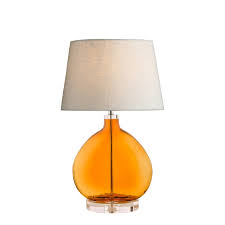 Amber Glass Table Lamp Base Eu