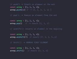 javascript array methods cheat sheet