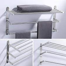 Aleasha 3 Tier Wall Mounted Towel Rack